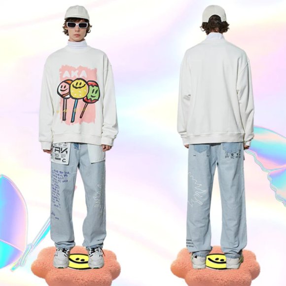 TAKA Original spray paint logo jeans - Picture 2 of 4